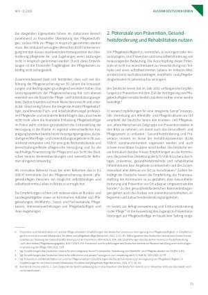 Vorschauseite 2: Empfehlungen des Deutschen Vereins zur Weiterentwicklung und nachhaltigen Finanzierung der Pflege – Teil 1