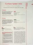 Vorschauseite 1: Cochrane-Update 5 2022 - Arthroskopische Operationen zur Behandlung verschleißbedingter Veränderungen des Kniegelenks