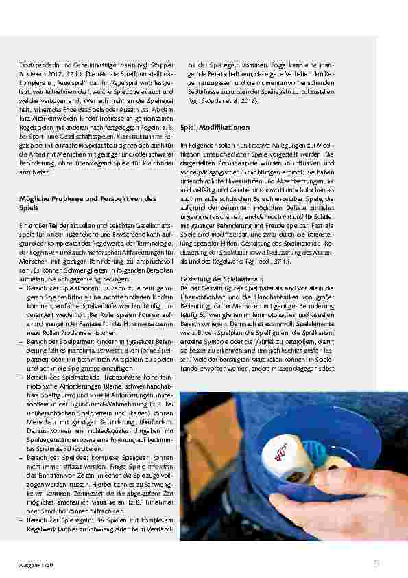 Vorschauseite 4: Mit Spaß und Freude spielen! Bedeutung und Möglichkeiten des Spiels bei Menschen mit schweren Behinderungen
