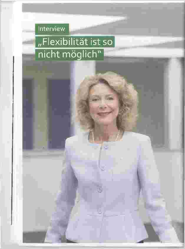 Vorschauseite 1: Flexibilität ist so nicht möglich.