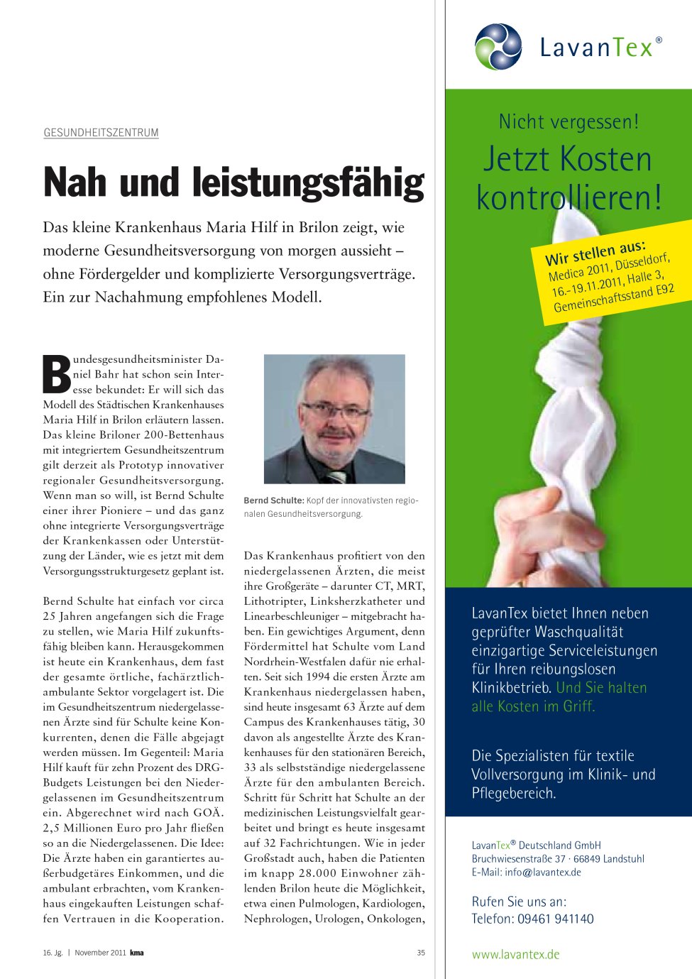 Vorschauseite 1: Nah und leistungsfähig