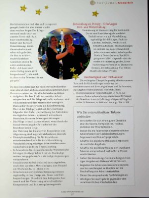 Vorschauseite 4: Ein starkes Team gestaltet Betreuung