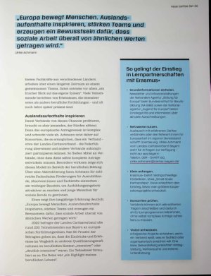 Vorschauseite 2: Europa als Chance: Warum Erasmus+ strategisch wichtig ist