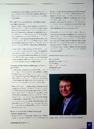 Vorschauseite 2: Geschäftsführer-Interview mit Mesalvo