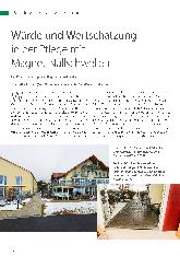 Vorschauseite 1: Würde und Wertschätzung in der Pflege mit Magnet-Nullschwellen