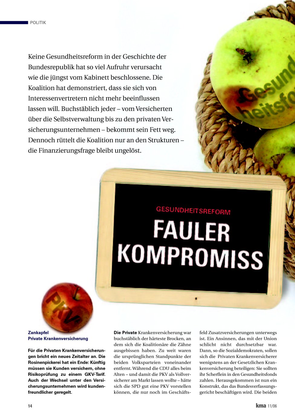 Vorschauseite 1: Fauler Kompromiss