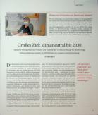 Vorschauseite 1: Großes Ziel: klimaneutral bis 2030