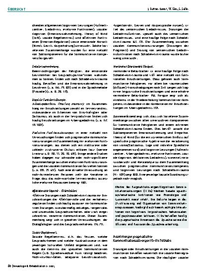 Vorschauseite 4: Pragmatische und Kognitive Kommunikationsstörungen nach Schädel-Hirn-Trauma