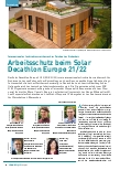 Vorschauseite 1: Arbeitsschutz beim Solar Decathlon Europe 21/22