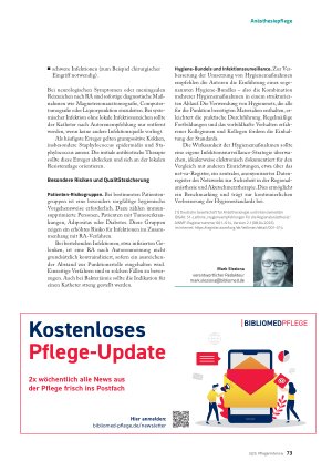 Vorschauseite 4: Sicher und steril Hygieneempfehlungen für die Regionalanästhesie