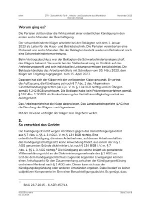 Vorschauseite 2: Kein Präventionsverfahren in der Wartezeit