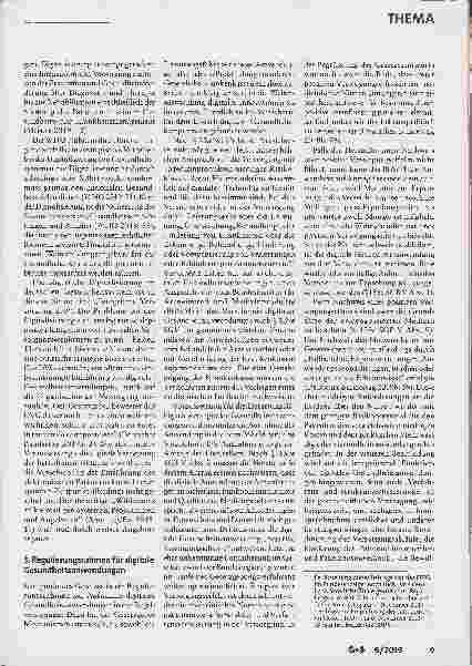 Vorschauseite 2: Das Digitale-Versorgung-Gesetz - Versorgungsoptimierung oder Wirtschaftsförderung?