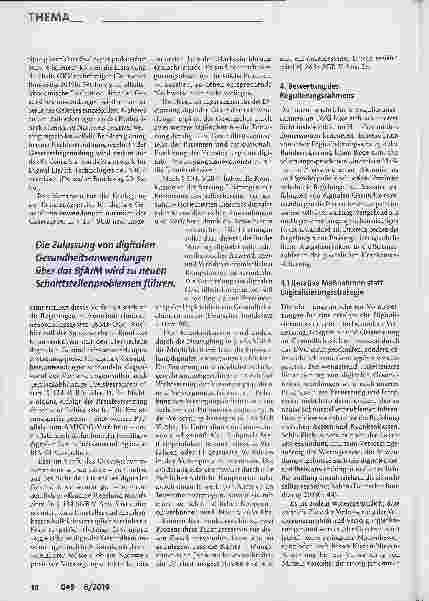 Vorschauseite 3: Das Digitale-Versorgung-Gesetz - Versorgungsoptimierung oder Wirtschaftsförderung?