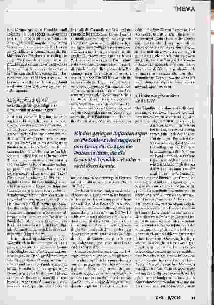 Vorschauseite 4: Das Digitale-Versorgung-Gesetz - Versorgungsoptimierung oder Wirtschaftsförderung?