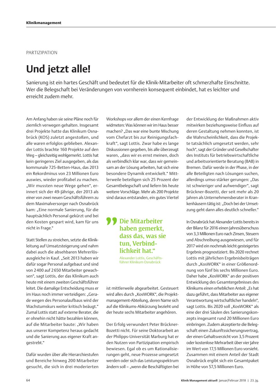 Vorschauseite 1: Partizipation: Und jetzt alle!