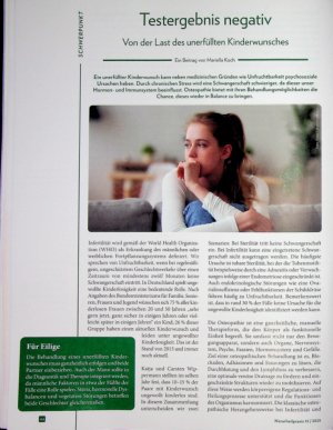 Vorschauseite 1: Testergebnis negativ Von der Last des unerfüllten Kinderwunsches