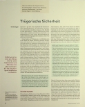 Vorschauseite 1: Corrected: Trügerische Sicherheit