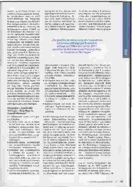 Vorschauseite 2: Hybrid-DRG Thüringen - Neue Wege im Gesundheitswesen. Sektorenunabhängige Patientenversorgung im Schnittstellenbereich Ambulant - Stationär. Vorstellung des Pilotprojekts.