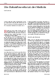 Vorschauseite 1: Die Zukunftswerkstatt der Medizin