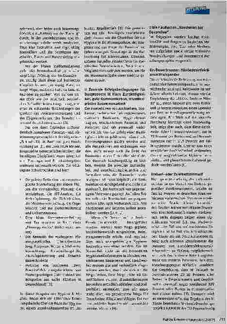 Vorschauseite 2: An-, Umund Neubauten von Krankenhäusern - bauhygienische Aspekte im Blickpunkt