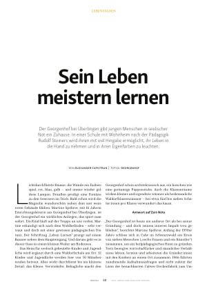 Vorschauseite 1: Sein Leben meistern lernen