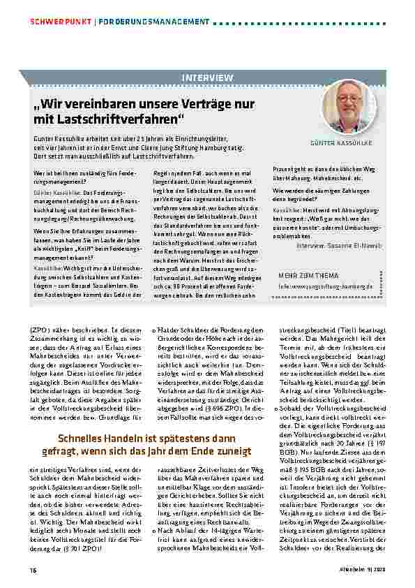 Vorschauseite 3: Die offene Rechnung