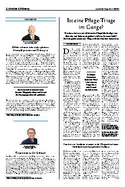 Vorschauseite 1: Ist eine Pflege-Triage im Gange?