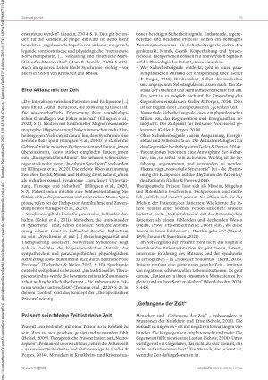 Vorschauseite 3: Geteilte Zeit Therapeutische Präsenz als gemeinsames Warten und „Synchronisierung“