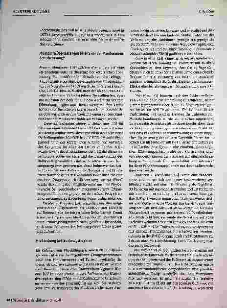 Vorschauseite 3: Training bei hereditären degenerativen neuromuskulären Erkrankungen