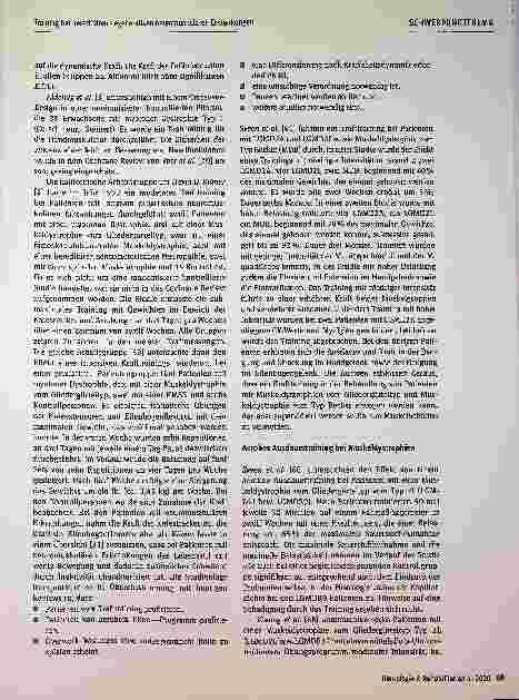 Vorschauseite 4: Training bei hereditären degenerativen neuromuskulären Erkrankungen