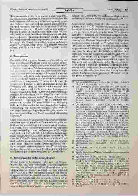 Vorschauseite 6: Mittlerbare Publikumsinformationen im Verbraucherinformationsrecht