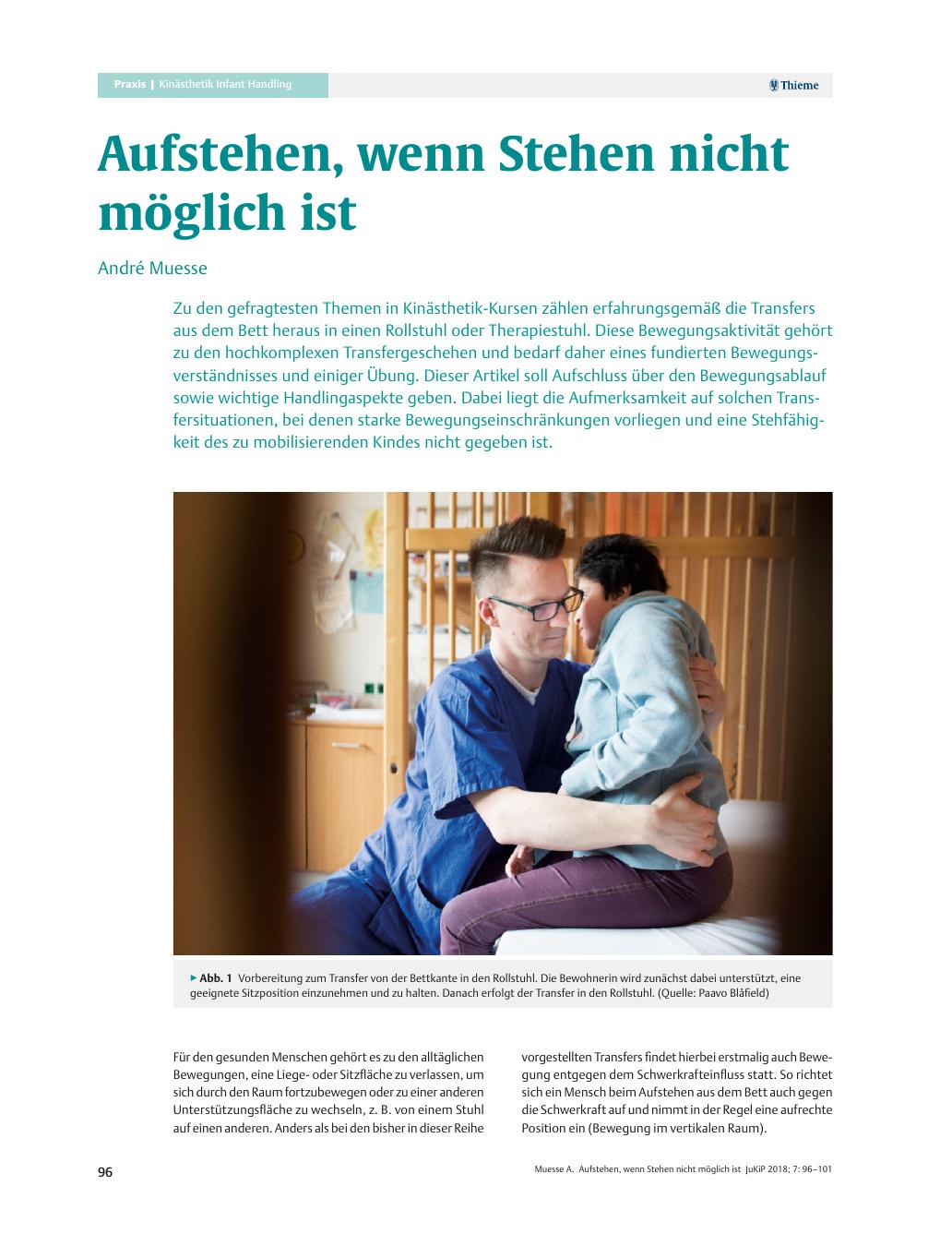 Vorschauseite 1: Aufstehen, wenn Stehen nicht möglich ist