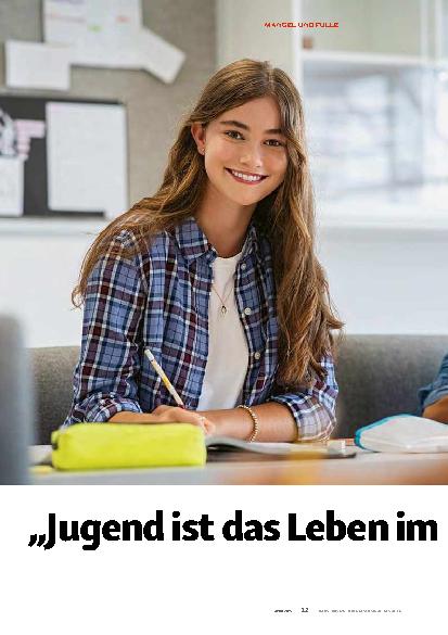 Vorschauseite 1: "Jugend ist das Leben im Vorgriff."