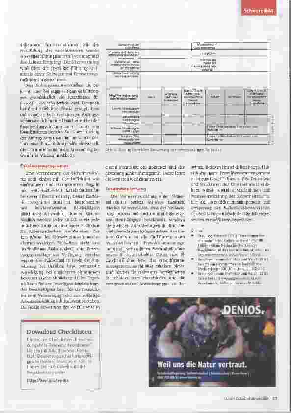 Vorschauseite 4: Die Erarbeitung eines neuen Fremdfirmenmanagementsystems