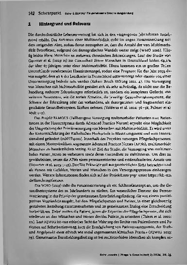 Vorschauseite 2: Die gemeinsame Entscheidungsfindung in der komplexen Versorgungssituation - Eine Case-Study im Kontext der APN-Versorgung multimorbider Patientinnen
