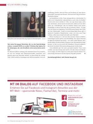 Vorschauseite 3: Fachliche Verwirklichungschancen und Zukunftsperspekktiven für MTR