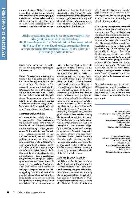 Vorschauseite 3: Strategische Verbünde: Erfolgsfaktoren für eine zukunftsgerichtete Aufstellung