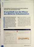 Vorschauseite 1: Klar erschließt nun das Wissen aus diktierter Dokumentation.