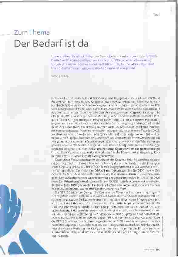 Vorschauseite 2: Der Bedarf ist da.