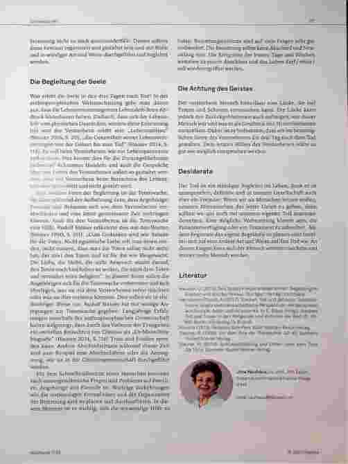 Vorschauseite 3: Das letzte Geleit: Umgang mit Verstorbenen aus der Perspektive der Anthroposophie