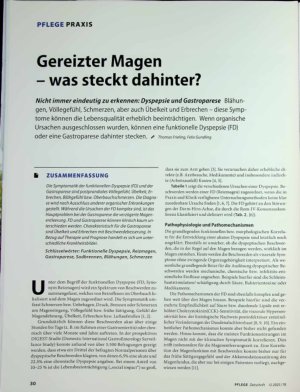 Vorschauseite 1: Gereizter Magen - was steckt dahinter?
