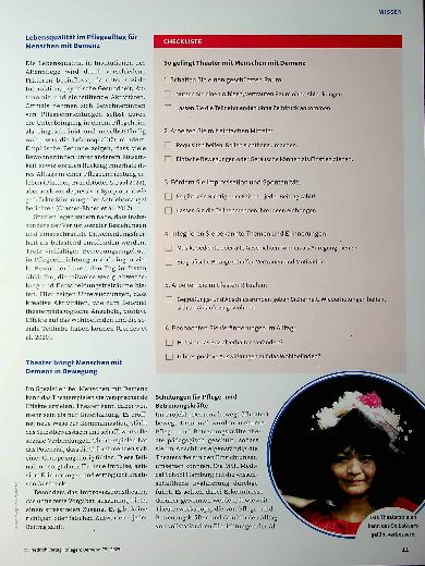 Vorschauseite 2: Theater als Schlüssel zum Wohlbefinden Kreative Impulse für Menschen mit Demenz