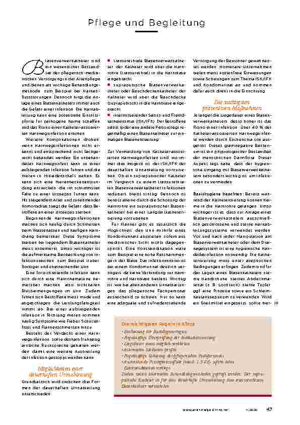 Vorschauseite 2: Vermeidbares RISIKO