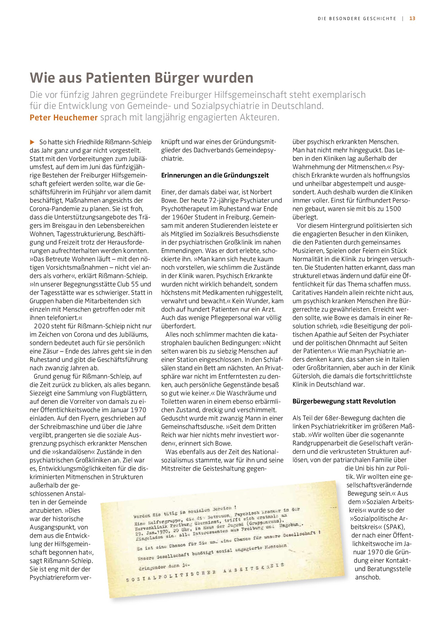 Vorschauseite 1: Wie aus Patienten Bürger wurden