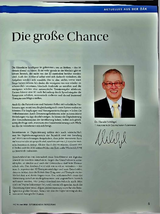 Vorschauseite 1: Die große Chance