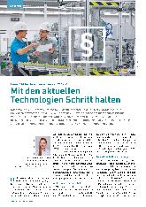 Vorschauseite 1: Mit den aktuellen Technologien Schritt halten.