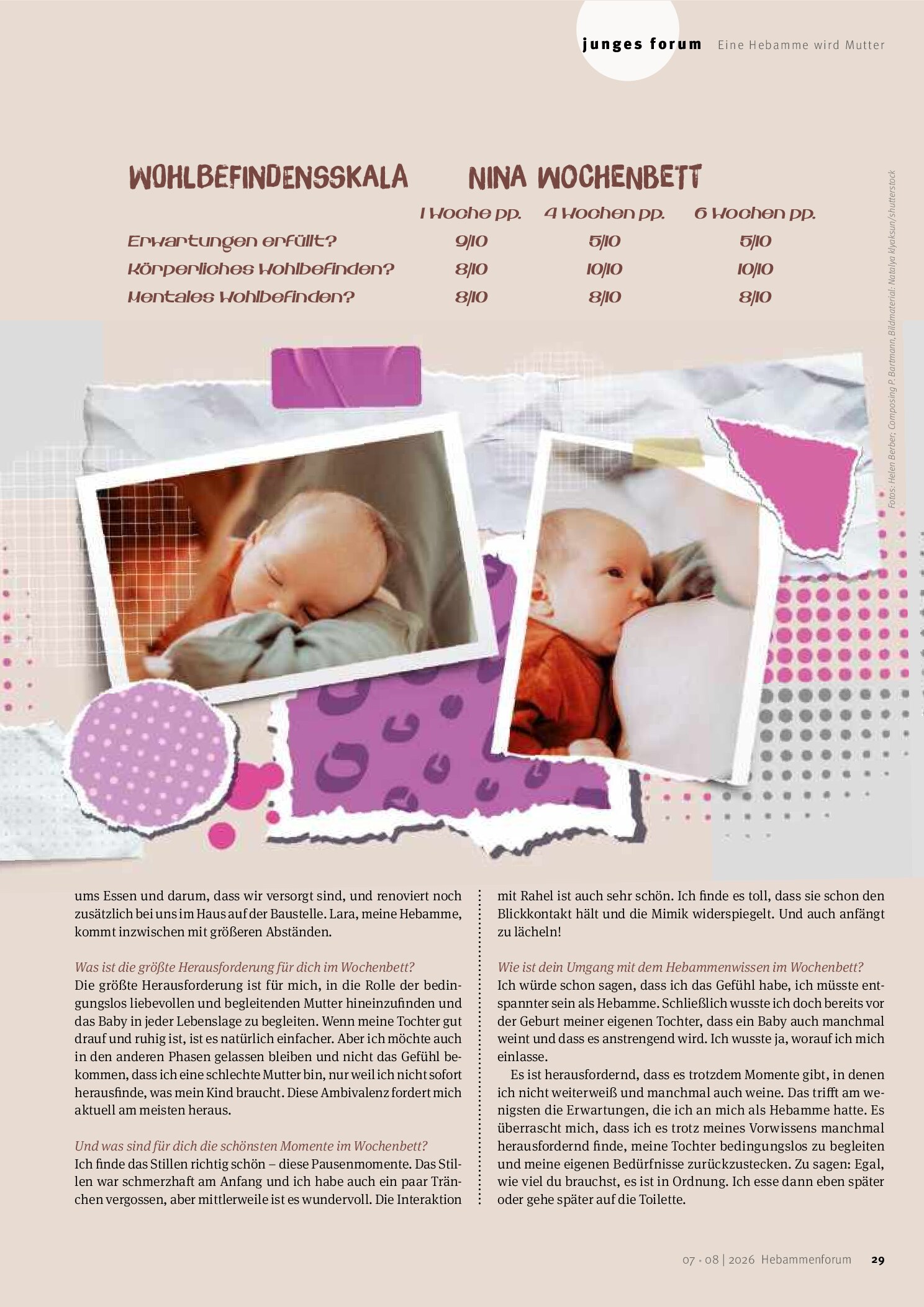 Vorschauseite 2: Wenn eine Hebamme Mutter wird: Teil 3 – Das Wochenbett