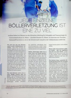 Vorschauseite 1: Jede einzelne Böllerverletzung ist eine zu viel