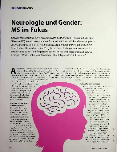 Vorschauseite 1: Neurologie und Gender: MS im Fokus