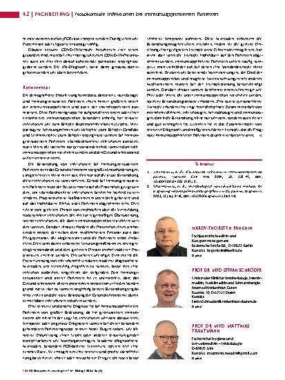 Vorschauseite 5: Nosokomiale Infektionen bei immunsupprimierten Patienten Was muss auf der Intensivstation beachtet werden?